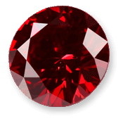 深红色的纪念钻石